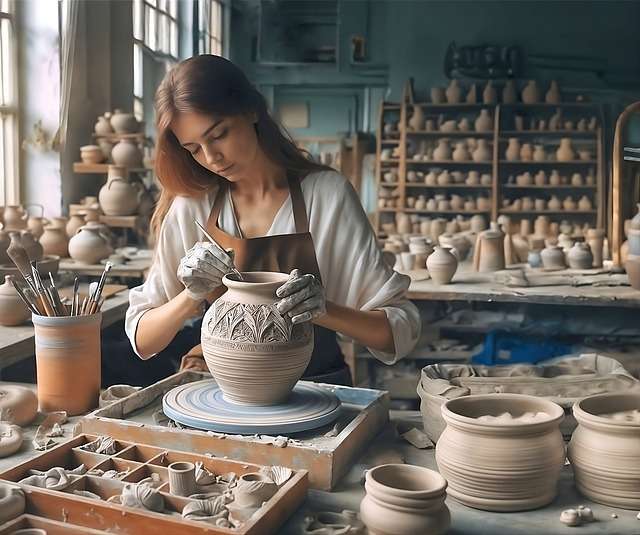 hobby creativi femminili ceramica